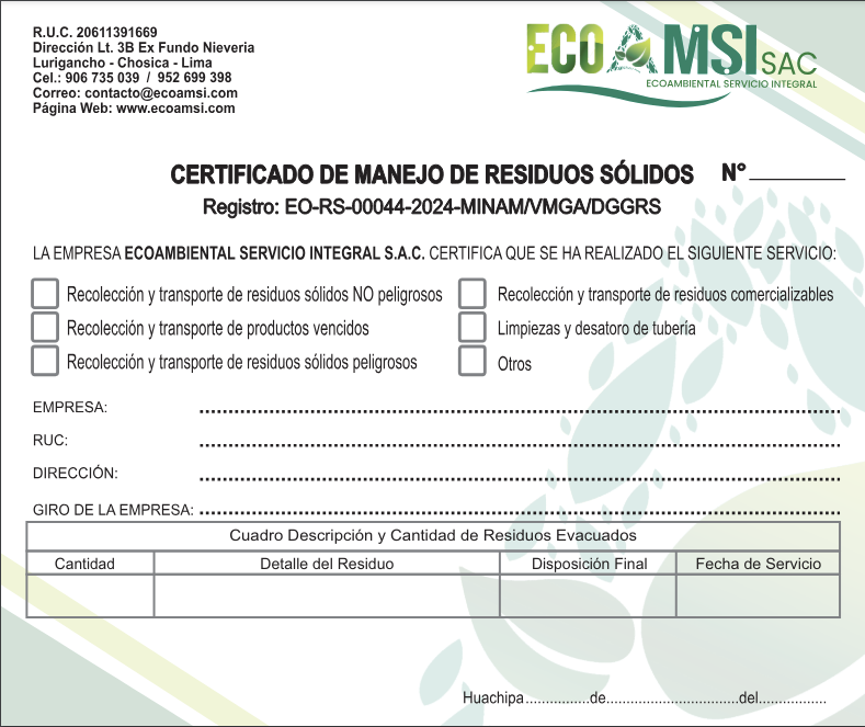certificado